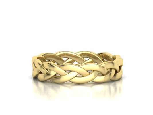 Classic Braided Gold Ring